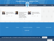 Tablet Screenshot of csat.presidency.ro